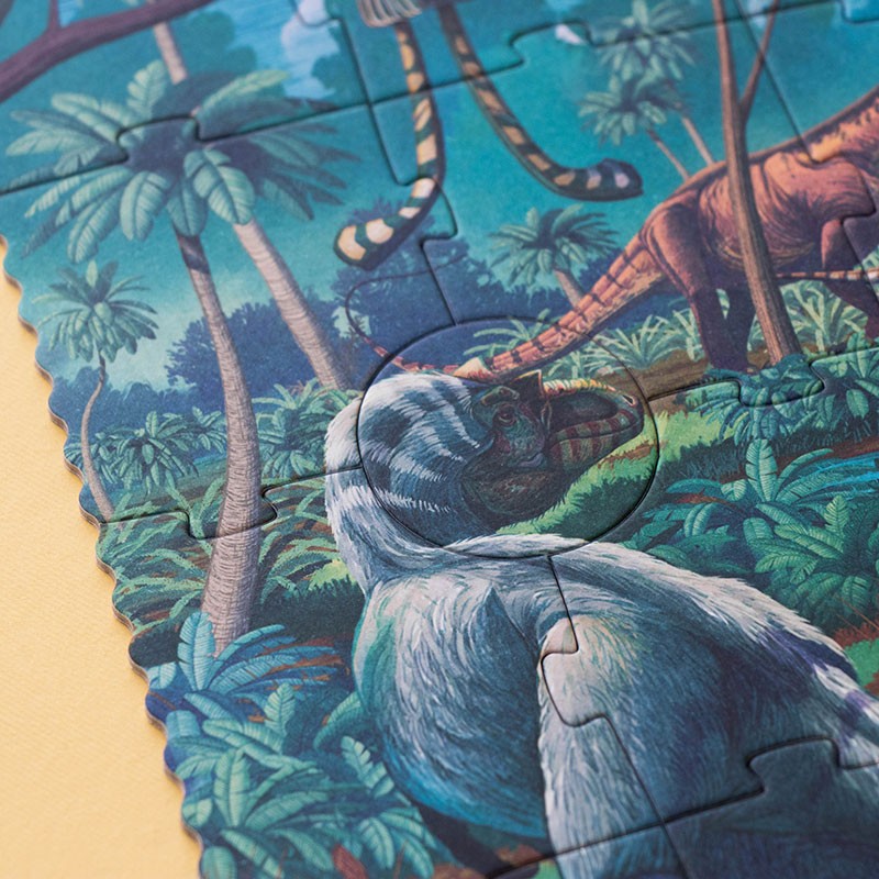 Puzzle Age of dinosaurs – Puzzle educativo de dinosaurios - Librería Educania
