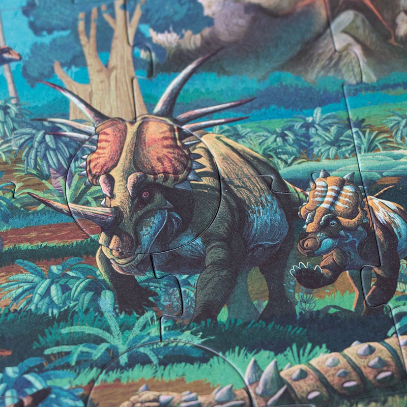 Puzzle Age of dinosaurs – Puzzle educativo de dinosaurios - Librería Educania