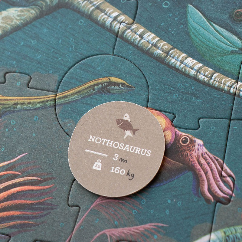 Puzzle Age of dinosaurs – Puzzle educativo de dinosaurios - Librería Educania