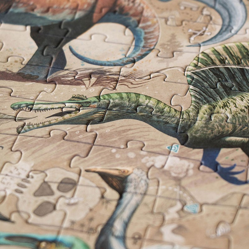 Puzzle Dinos Explorer – Puzzle educativo de dinosaurios - Librería Educania