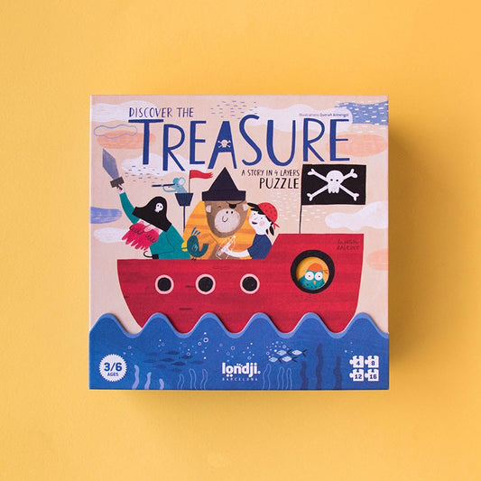 Puzzle Discover the treasure – Puzzle de observación y aventura - Librería Educania