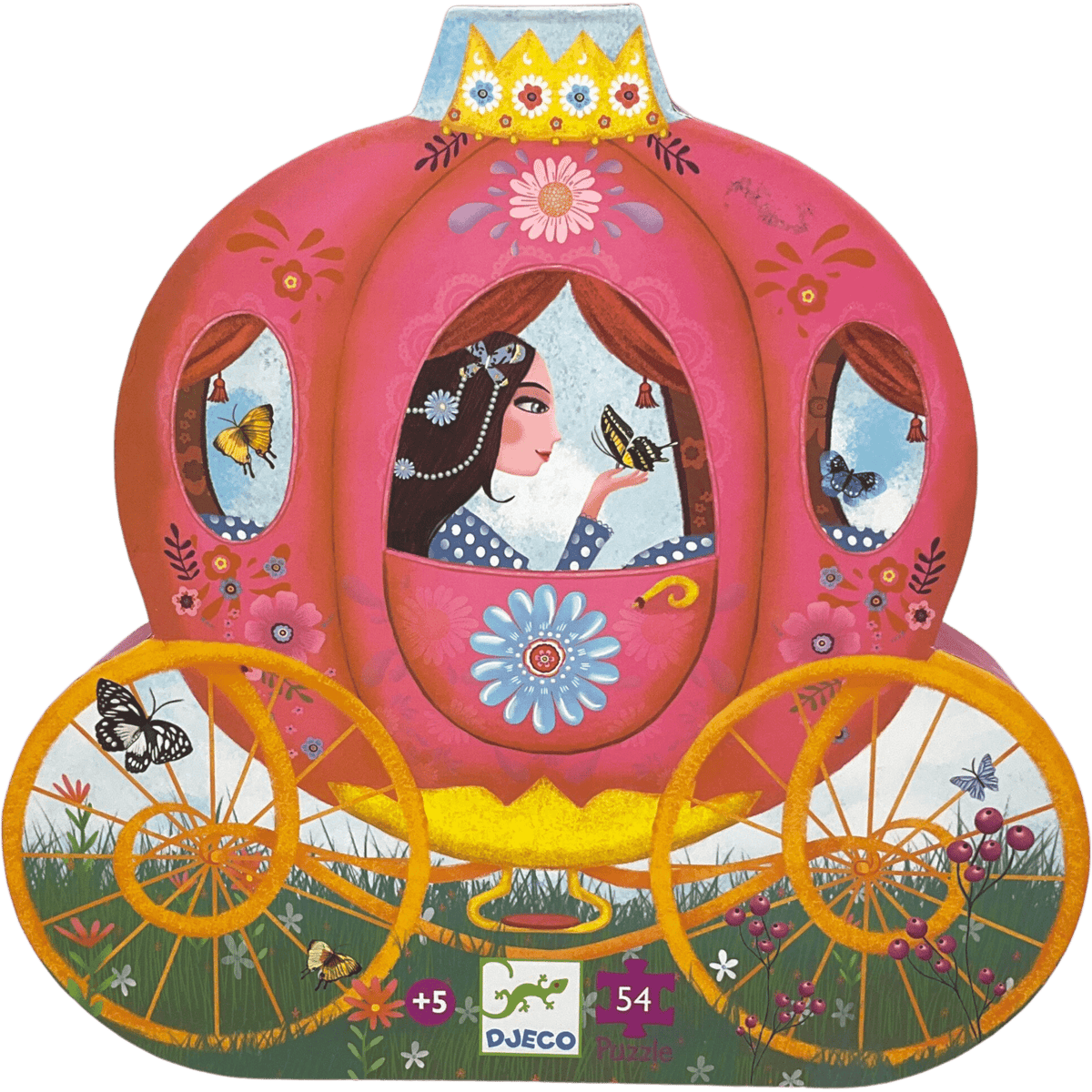 Puzzle silueta . La carroza de Elisa – Puzzle infantil - Librería Educania