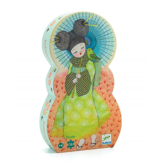 Puzzle silueta . Kokeishi – Puzzle infantil
