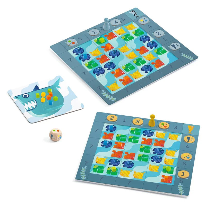 Fish'n Shark – Juego de mesa de estrategia - Librería Educania