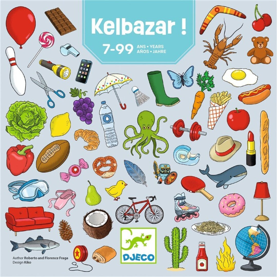 Kelbazar! – Juego creativo de mesa para adivinar y formar figuras