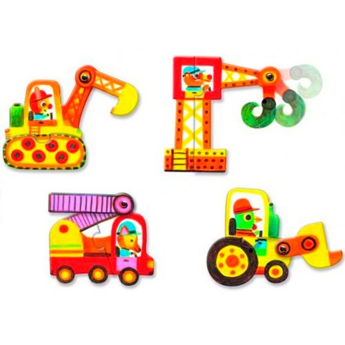 Puzzle Duo . Vehículos – Puzzle educativo articulado