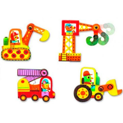 Puzzle Duo . Vehículos – Puzzle educativo articulado