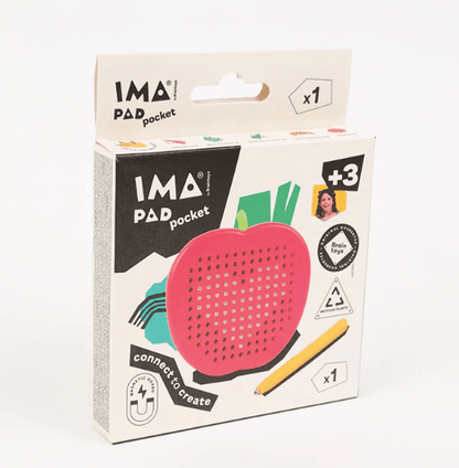 Imapad Pocket Manzana – Pizarra magnética - Librería Educania