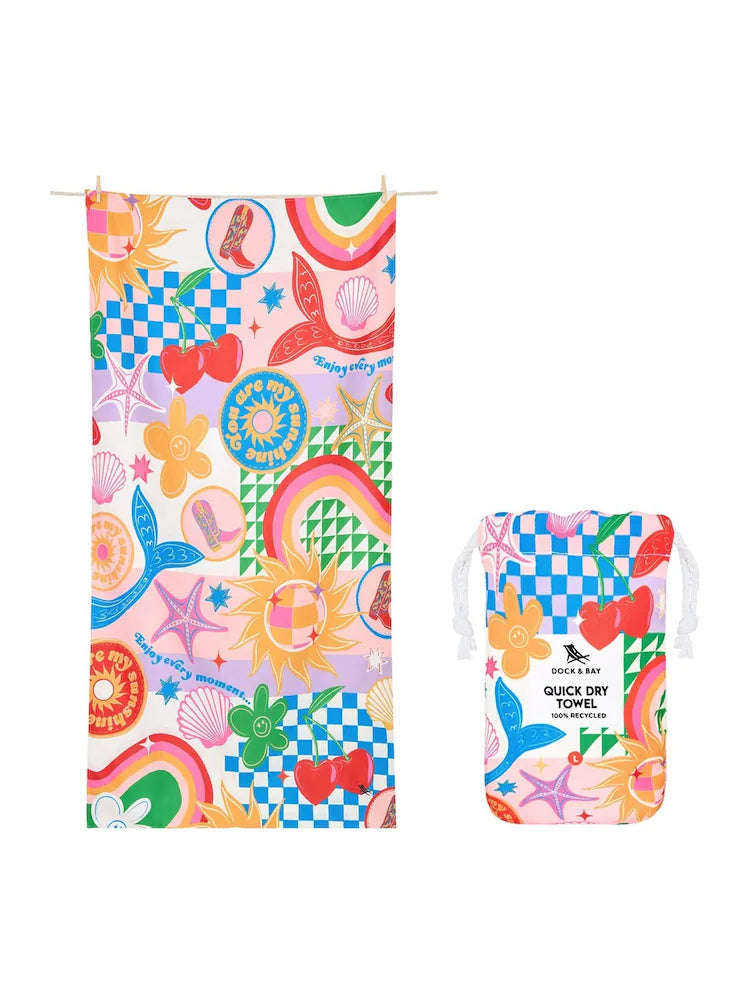 Toalla Good vibes L – Toalla infantil de playa y piscina