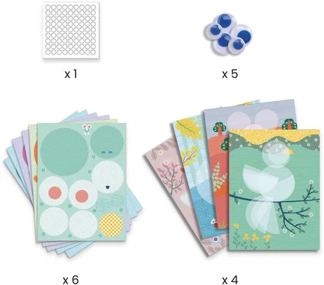 Crear con papel . Círculos y círculos – Kit creativo infantil - Librería Educania