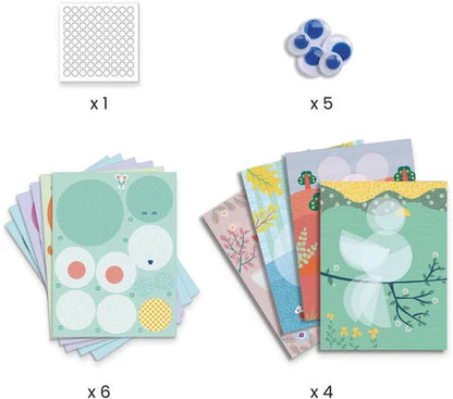 Crear con papel . Círculos y círculos – Kit creativo infantil - Librería Educania