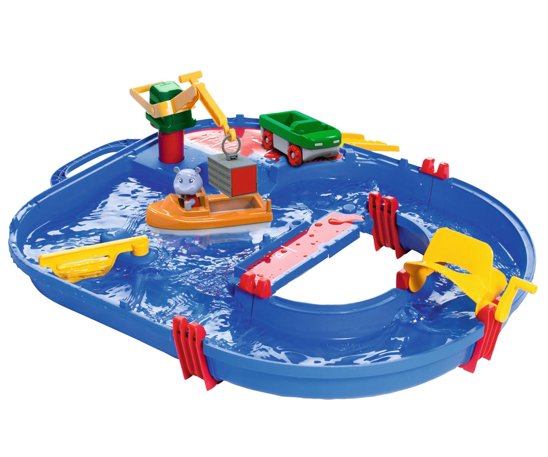 AquaPlay – Circuito de agua con puerto - Librería Educania