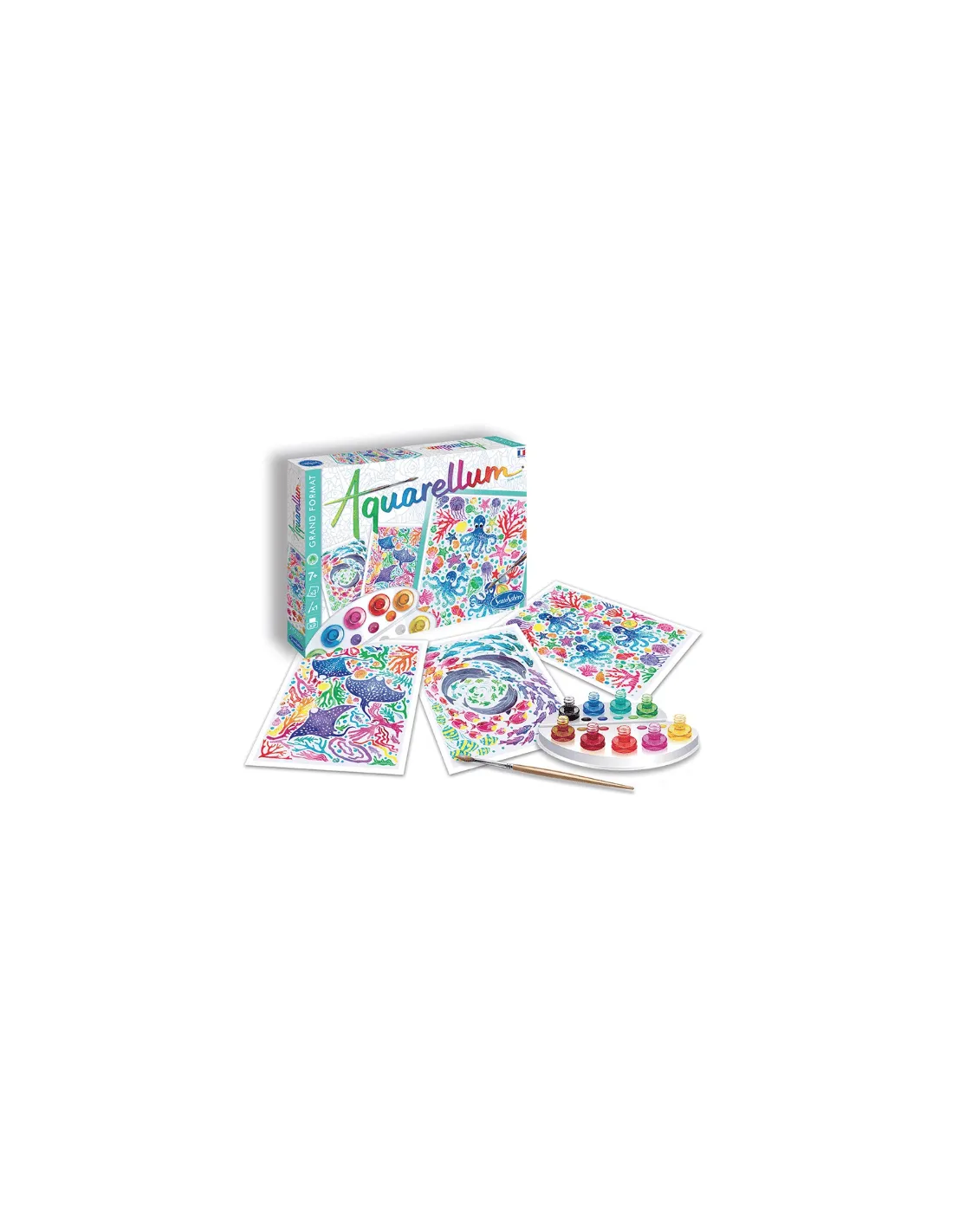 Aquarellum Fondos Marinos – Set creativo de pintura con acuarela