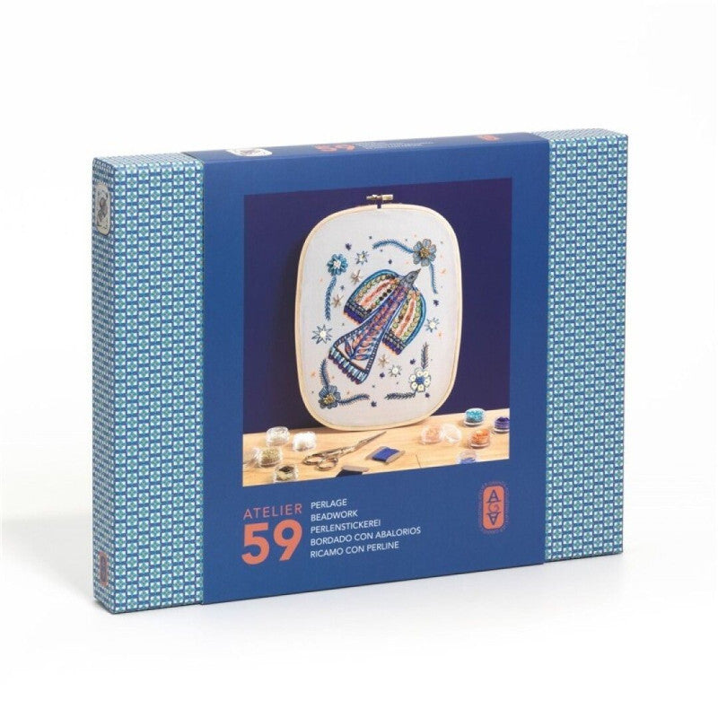 Atelier 59 Bordado con abalorios – Kit creativo de bordado
