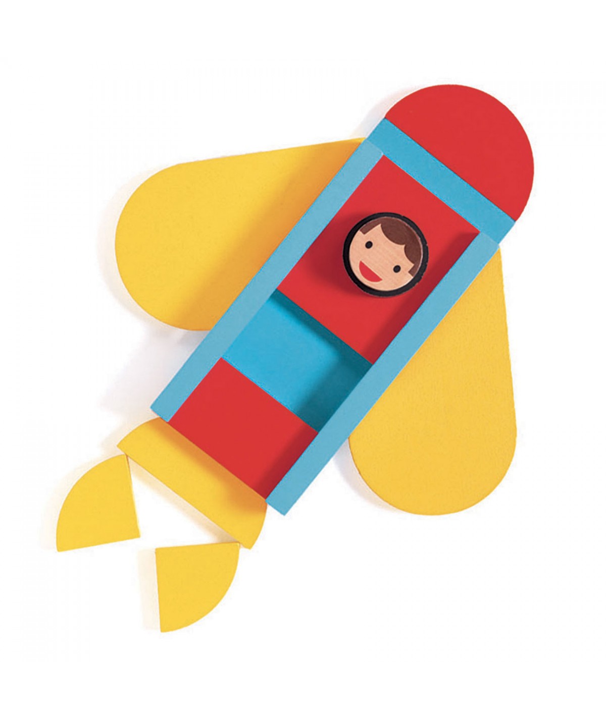 Ze Geo Vroom – Juego de construcción creativa con bloques de madera - Librería Educania