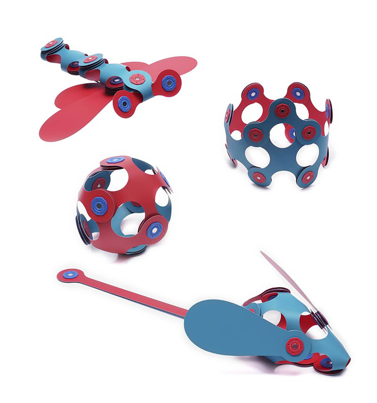 Clixo Itsy Pack flamingo/turquesa 18 piezas