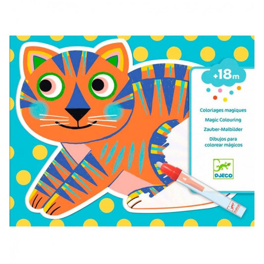 Dibujos para colorear mágicos . Animaloma – Pinta con agua - Librería Educania