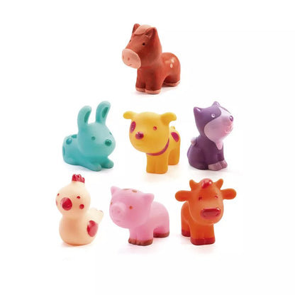 Troopo-farm – Set de animales de la granja blanditos - Librería Educania