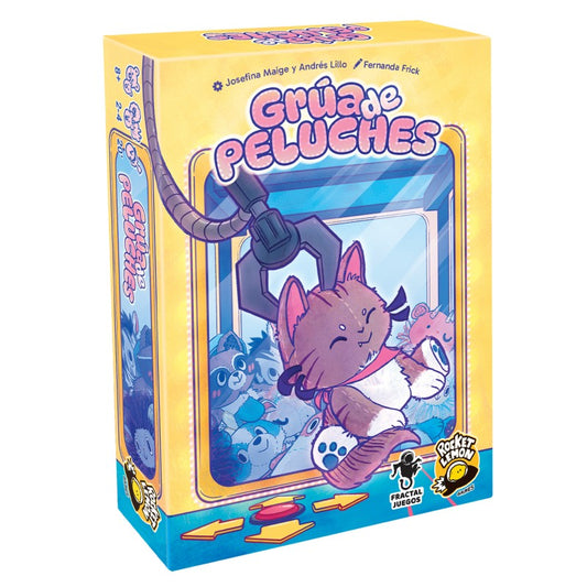 Grúa de peluches – Juego de cartas de estrategia - Librería Educania