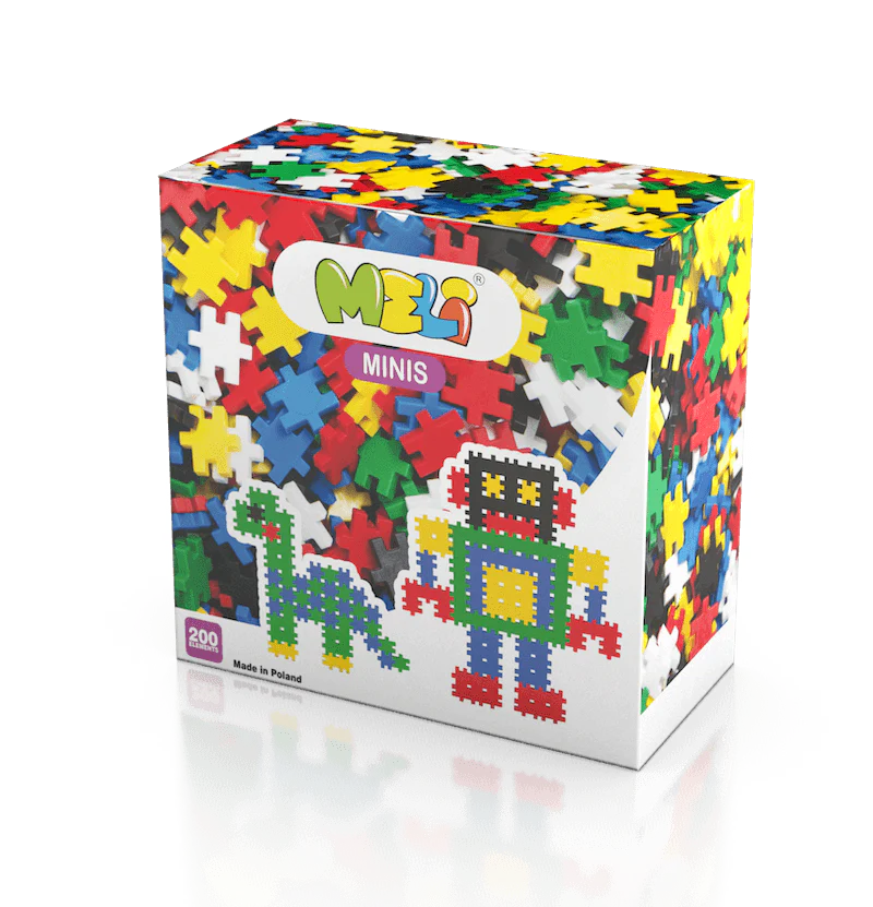 Bloques Meli Minis 200 piezas – Juego de construcción creativa - Librería Educania
