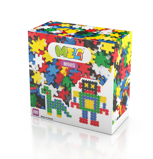 Bloques Meli Minis 200 piezas – Juego de construcción creativa - Librería Educania