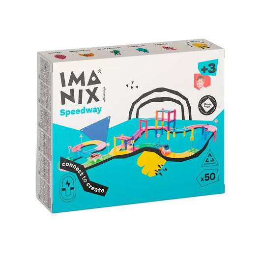 Imanix Pista de carreras 50 piezas