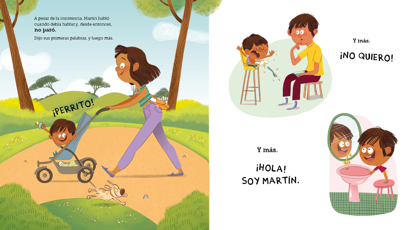 Martín parlanchín – Libro ilustrado infantil sobre comunicación - Librería Educania
