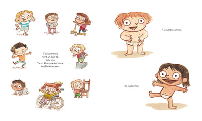 Tu cuerpo es tuyo . Libro de cartón – Educación y autocuidado - Librería Educania