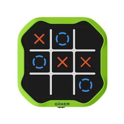 Tic Tac Toe Bolt Giiker . Verde – Juego electrónico de tres en raya - Librería Educania