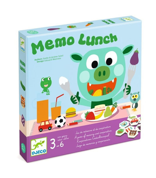 Memo lunch – Juego de memoria cooperativo infantil