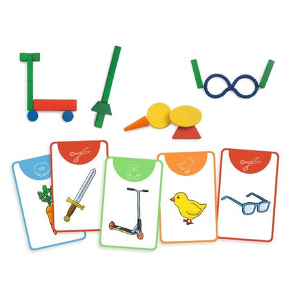 Kelbazar! – Juego creativo de mesa para adivinar y formar figuras