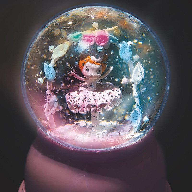 Lámpara bola de nieve bailarina