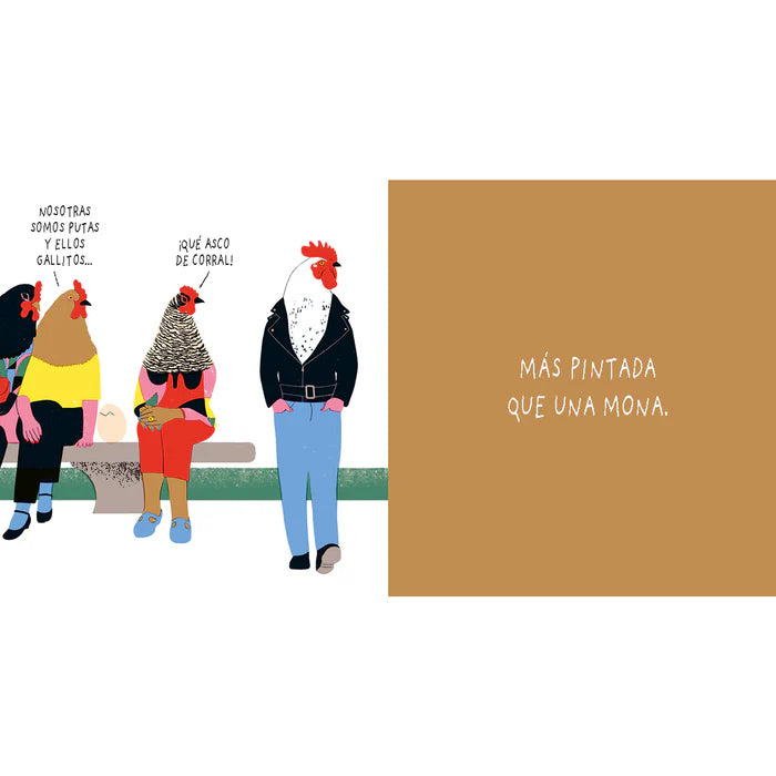Más puta que las gallinas ( y otras animaladas machistas)– Álbum sobre autoestima - Librería Educania