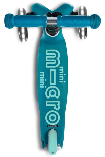 Patinete Mini Deluxe led Aqua