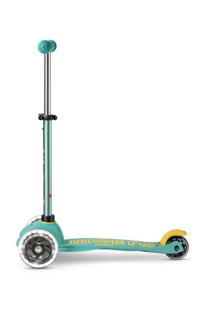 Patinete Mini Deluxe led eco Menta