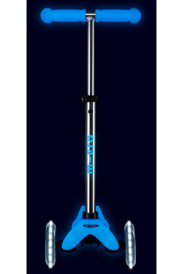 Patinete Mini Deluxe led glow Azul Ártico Permafrost
