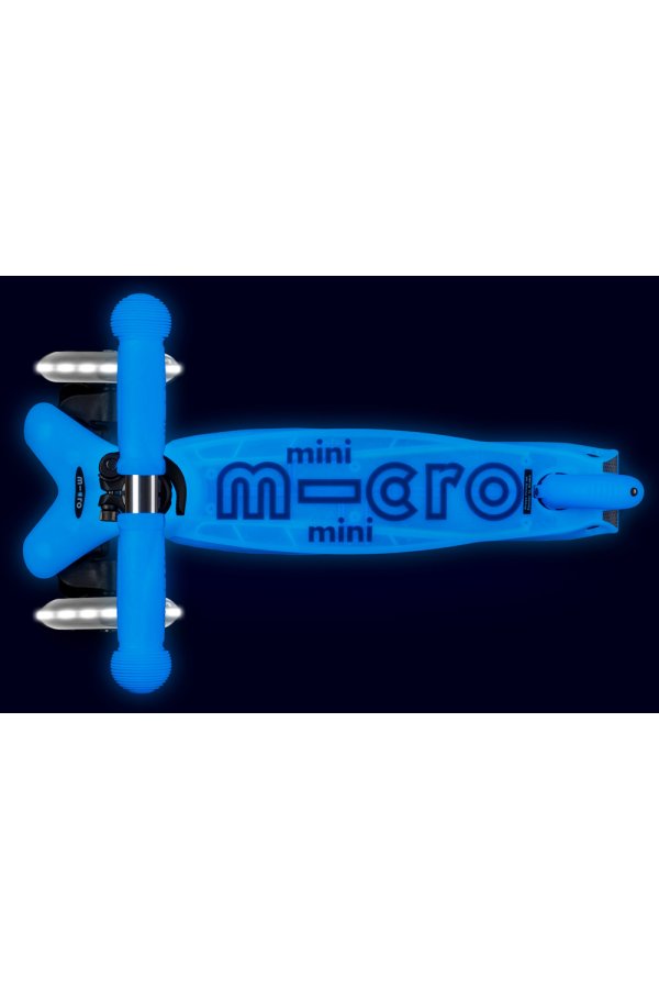 Patinete Mini Deluxe led glow Azul Ártico Permafrost