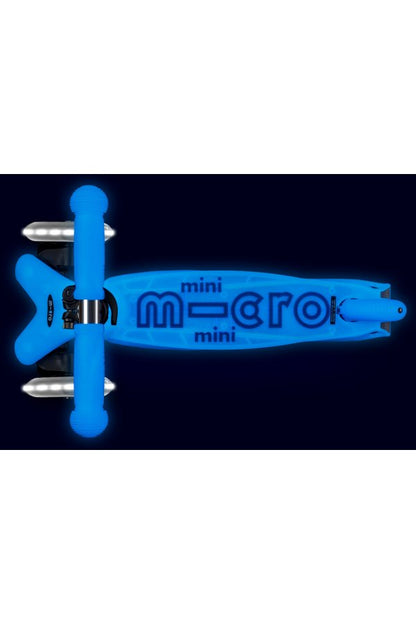 Patinete Mini Deluxe led glow Azul Ártico Permafrost