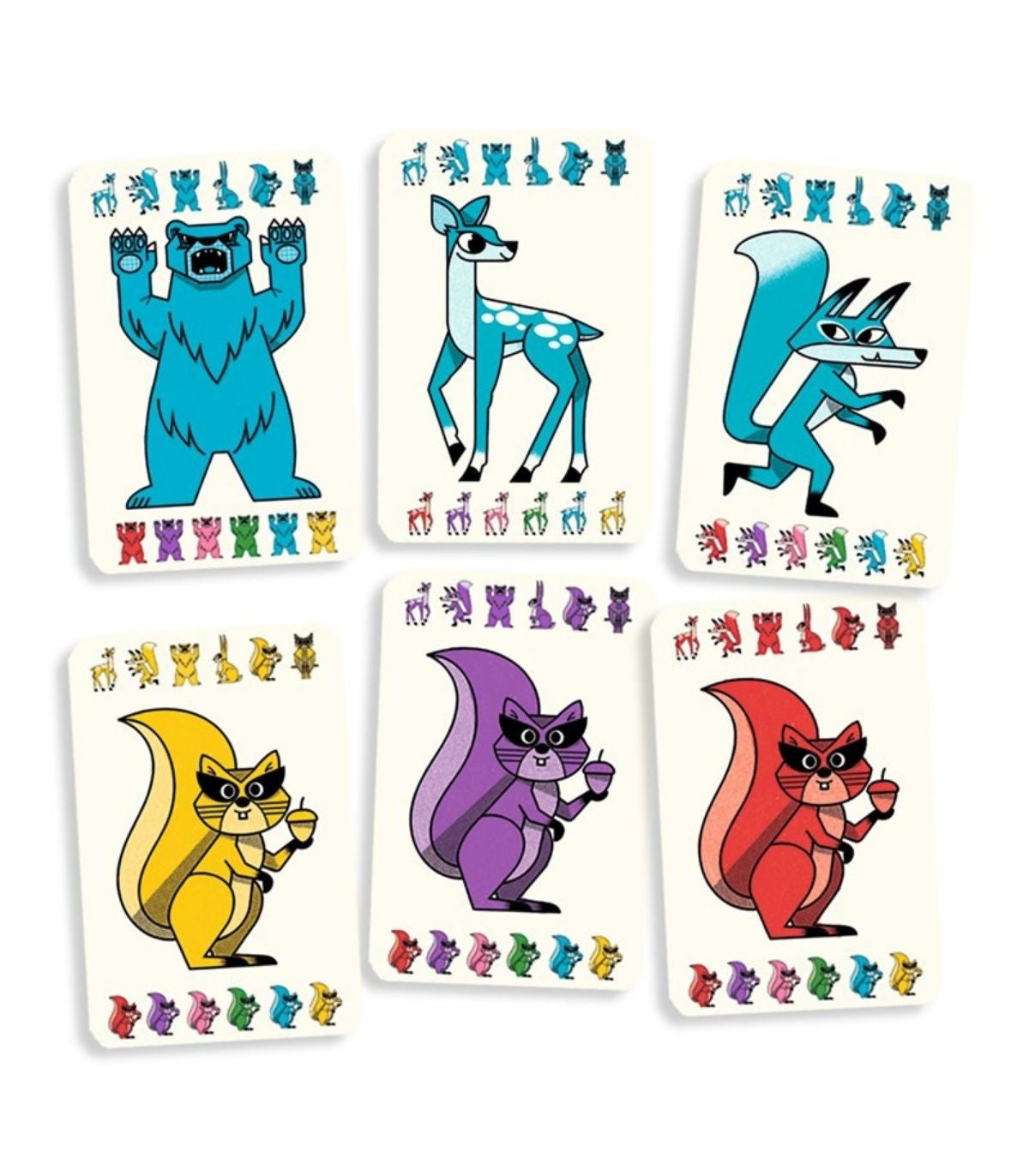 Mix family – Juego de cartas de familias por color o animal - Librería Educania