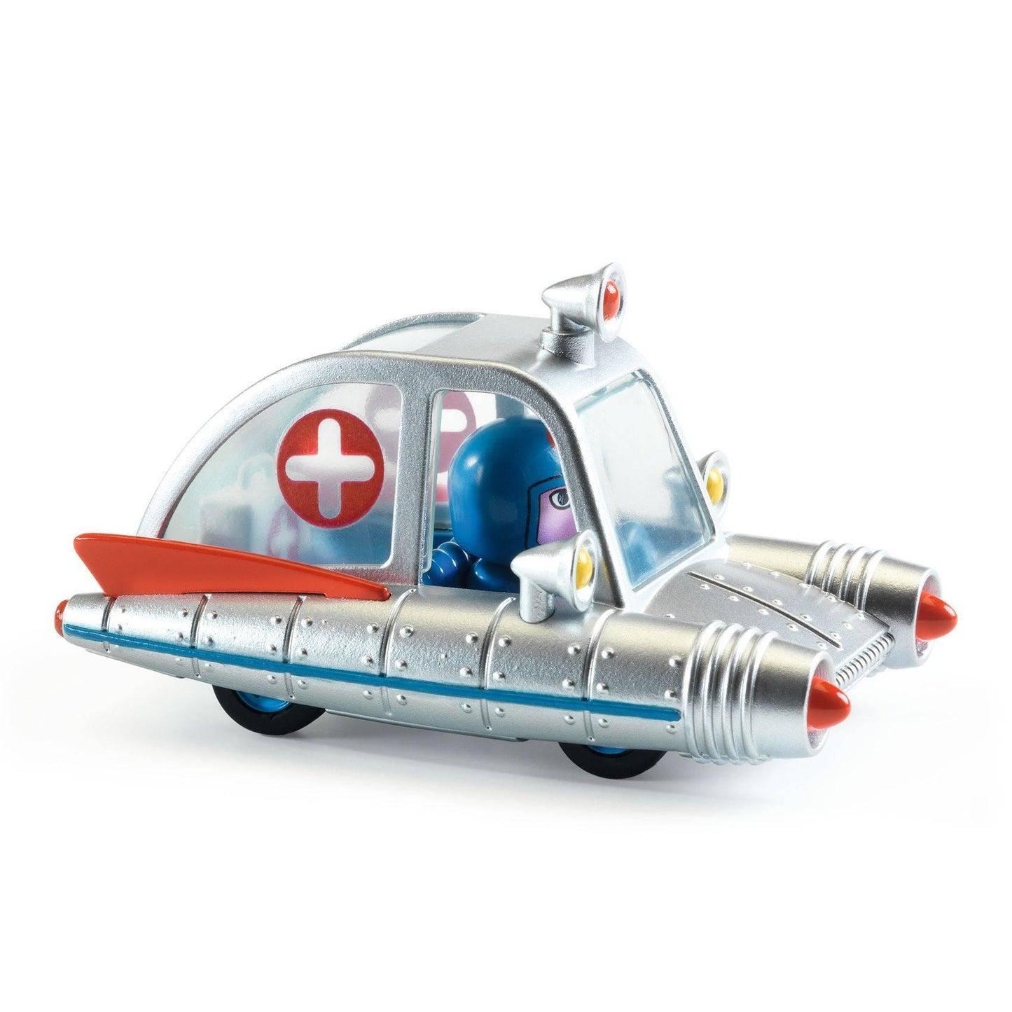 Crazy Motors . Space Ambulance – Coche de carreras coleccionable - Librería Educania