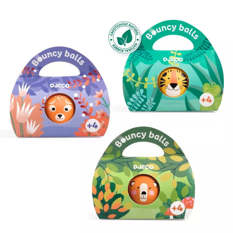 Pelota saltarina Oso – Pelota de caucho natural - Librería Educania