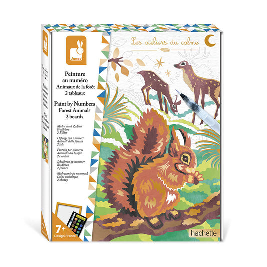Pintura por números Animales del bosque