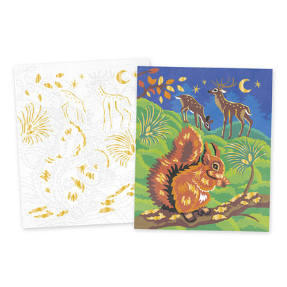 Pintura por números Animales del bosque