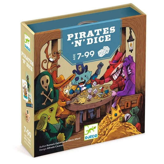 Pirates’n’ Dice – Juego de mesa pirata rápido y divertido - Librería Educania