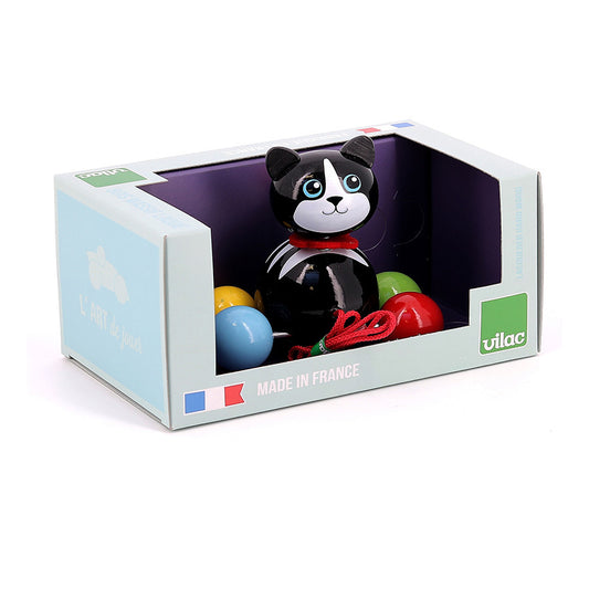 Arrastre Minou – Juguete de arrastre con forma de gato - Librería Educania