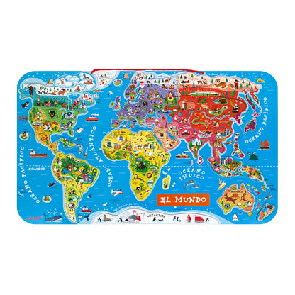 Puzzle magnético Atlas mundial