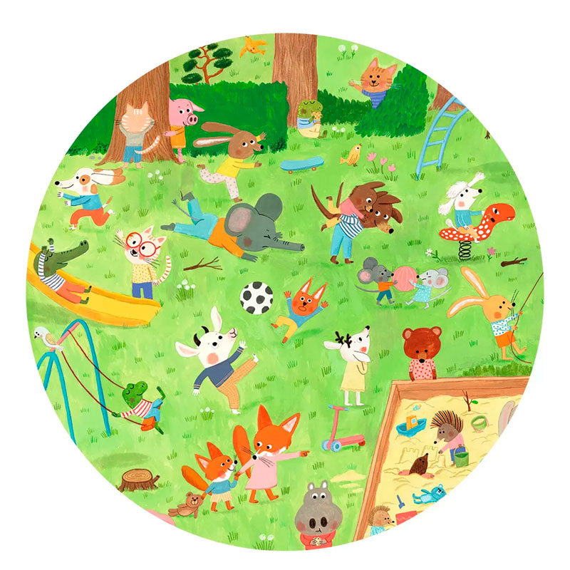 Puzzle observación . El jardín de los amiguitos – Puzzle infantil de observación - Librería Educania