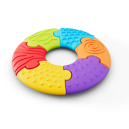 Puzzle Sensorial Círculo Soft Bibi – Rompecabezas sensorial para bebé - Librería Educania