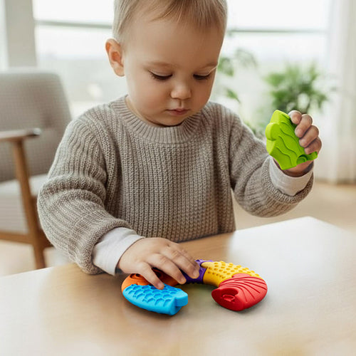 Puzzle Sensorial Círculo Soft Bibi – Rompecabezas sensorial para bebé - Librería Educania