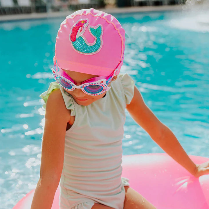 Gorro de natación Mermaid – Gorro de baño sirena - Librería Educania